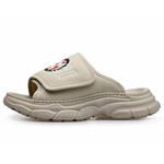 SHUPATE Слайдеры мужские черно-белые, цвет White - фото