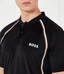 Рубашка поло Slim fit Boss Green, черный - фото 4