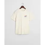 Футболка с коротким рукавом Gant 2003321, белый - фото 3