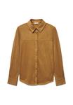 Блуза Calliope Button-down blouse, Tabacco/Brown - фото