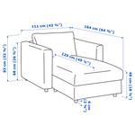 Шезлонг, Дьюпарп темно-зеленый, Vimle IKEA - фото 4