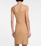 Мини-платье из джерси JIL SANDER, бежевый - фото 3