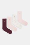4 пары носков Boss, розовый - фото
