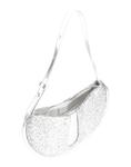 Сумка через плечо Themoirè, серебряный - фото 2