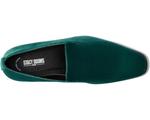 Оксфорды Stacy Adams Savian Velour Slip-On, цвет Emerald - фото 2