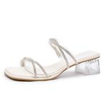 Женские тапочки Slide WESTLINK, серебряный - фото 3