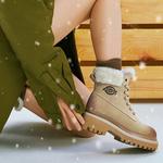 Ботинки женские Dickies меховые, хаки - фото 16