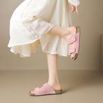 Шлепанцы женские Agsdon, бежевый - фото 21