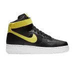 Кроссовки Nike Wmns Air Force 1 High LE 'Black Yellow Pulse', черный - фото