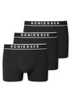 Боксеры Schiesser Boxershort 3 шт, черный - фото