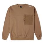 Свитер cozy utility crew 'brown' Converse, коричневый - фото