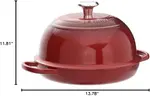 Кастрюля для выпечки Le Creuset, вишневый - фото 9