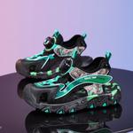 Детские сандалии Marcolor, черный/зеленый - фото 4