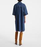 Платье-рубашка из денима Valentino, Medium Blue Denim - фото 3