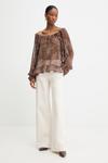 Блуза Morgan, коричневый - фото 2