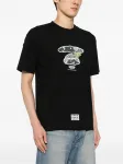 Футболка с логотипом AAPE BY *A BATHING APE, черный - фото 3