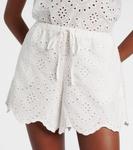 Шорты из хлопка с вышивкой ришелье Cruse Poupette St Barth, Natural White Plain - фото 4