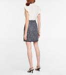 Мини-юбка-карандаш из твида Etro, Blu - фото 3