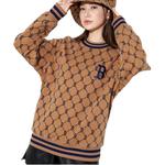 Куртка унисекс коричневый Mlb - фото 3