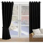 Raffhalter Thermo-Chenille 288 г/м² 2 шт. Wirth, черный - фото 4