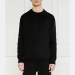 Толстовка классического кроя с логотипом в тон Hugo, черный - фото