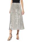 Юбка heine, серебряный - фото
