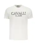 Футболка с фирменным логотипом Cavalli Class, белый - фото