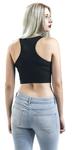 Топ Urban Classics Ladies Cropped Rib Top, черный - фото 6