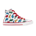 Кроссовки Converse Chuck Taylor All Star High PS 'Dinosaurs', белый - фото