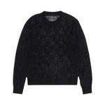 Свитер Stussy Loose Knit Cross Cable Sweater, черный - фото