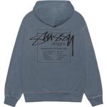 Модерн эйдж худи с молнией пигментной окраски Stussy, белый - фото 4