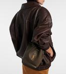 Сумка-ведро Cassandre из кожи Pochon Saint Laurent, Light Musk - фото 2