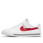 Кроссовки Court Legacy красные Nike, белый - фото