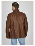 Кожаная куртка Bugatti, коричневый - фото 3