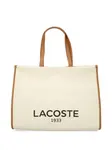 Сумка-тоут с логотипом Lacoste, нейтральный - фото