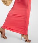 Платье макси из джерси с вырезом Яна Jade Swim, Melon - фото 5