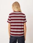 Футболка Mango в бордовую полоску - фото 4