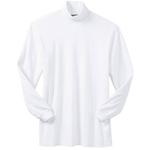 Мужская футболка Kingsize с большим и высоким воротником и длинными рукавами KingSize, белый - фото