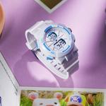 Disney Часы Mickey Series Electronic Movement TPU Strap Watch Unisex White Dial - фото 5