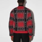 Кардиган в клетку Shadow Plaid AMIRI, красный - фото 5