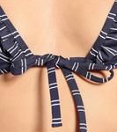 Верх бикини Милли Solid & Striped, Navy And White Pin Stripe - фото 4