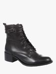 Ботильоны из кожи мэди на шнуровке Jones Bootmaker, черный - фото 2