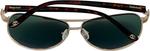 Очки Timberland Men's TB7141, Gold/Green Polarized - фото 6