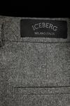 Брюки с шерстью Iceberg, серый - фото 4