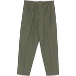 Зауженные брюки JIL SANDER, хаки - фото