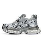 Низкие массивные кеды унисекс Flange Bullo, Silver - фото