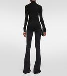 Топ из джерси с вырезами Rick Owens, черный - фото 3