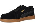 Ботинки PUMA Safety Iconic Suede Low EH, цвет Black/Black/Gum - фото 7