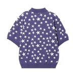 Свитер Needles Short-Sleeve Polo Sweater 'Purple', фиолетовый - фото 2