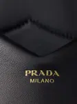 Босоножки на платформе с пряжками Prada, черный - фото 5